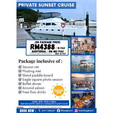 J30 Private Sunset Cruise
