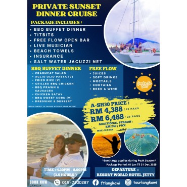 A - SH30 Private Sunset Cruise