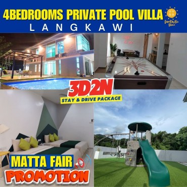 12 Pax Private Pool...