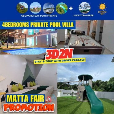 12 Pax Private Pool...