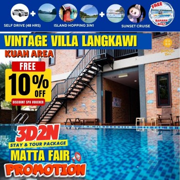 3D2N Vintage Villa Stay +...