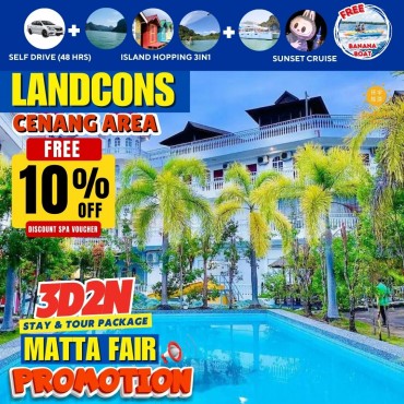 3D2N Landconds Hotel Stay +...