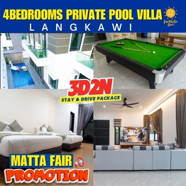 14 Pax Private Pool...