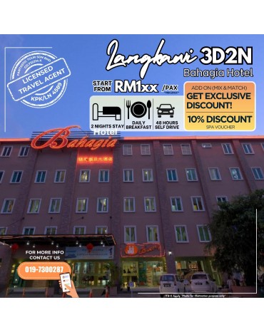 3D2N ISLAND ESCAPE BAHAGIA...