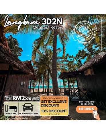 3D2N ISLAND ESCAPE MALIBEST...