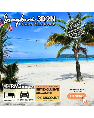 3D2N Cenang Plaza Stay &...