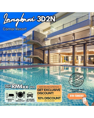 3D2N ISLAND ESCAPE CAMAR...