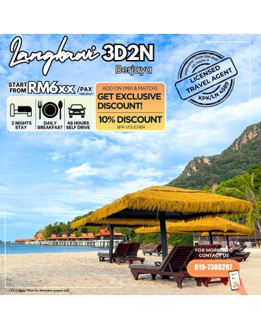 3D2N ISLAND ESCAPE BERJAYA...